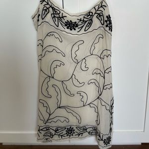 Tunic top with spaghetti straps